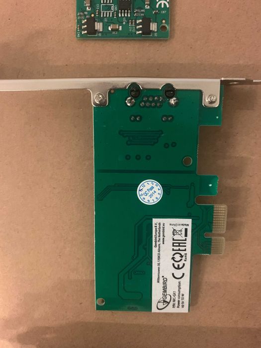 Karty sieciowe 1 Gb ethernet - 22 sztuki