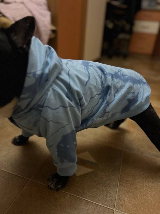 Тепла флісова кофтинка для собаки (французького бульдога)