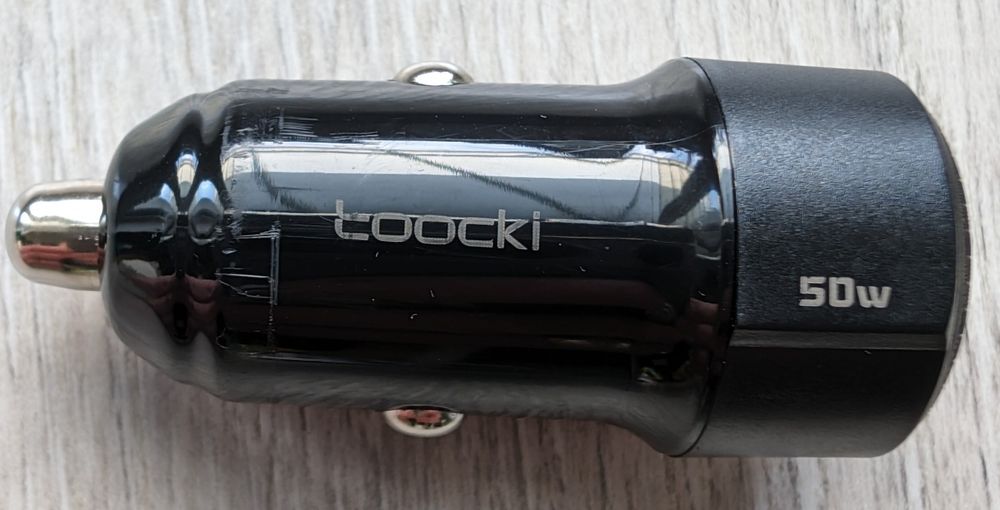 Toocki 50W ładowarka samochodowa USB zwykłe USB c