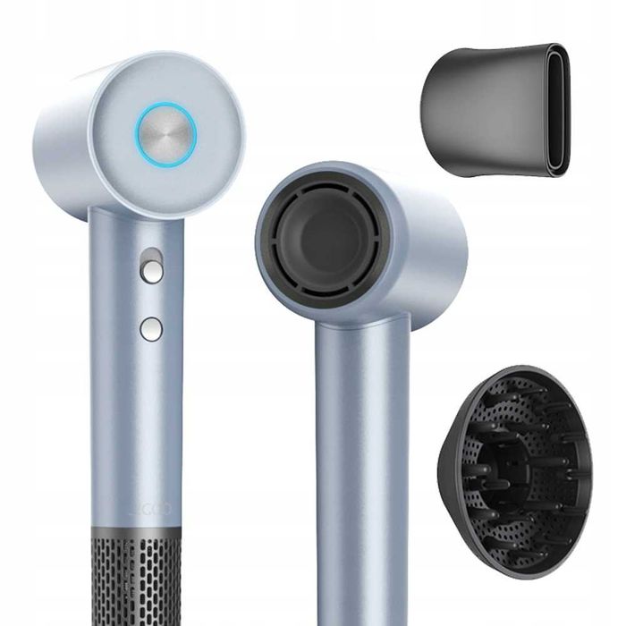 Suszarka do włosów jonizująca mocna 1600w 59db jigoo h300 niebieski