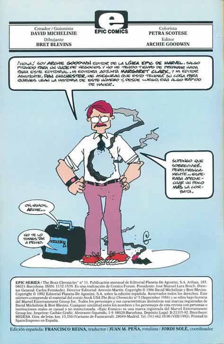 BD Banda Desenhada Revista The Bozz Chronicles N.º 5
