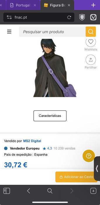 Anime Action Figure - Sasuke Uchiha