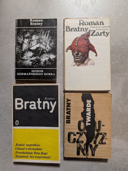 Roman Bratny. żarty. Honor germanskiego bobra. Twarde ojczyzny. Radość
