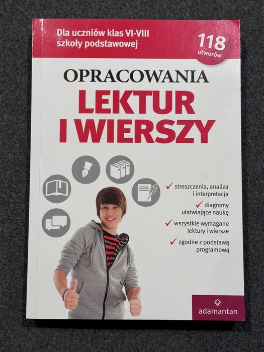 Opracowania lektur i wierszy klasa 6-8