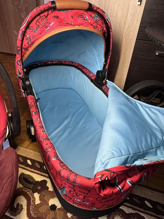 Візок 3 в 1 Cybex Balios S Love Red