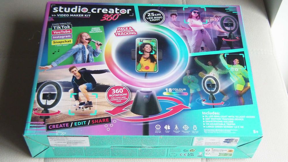 Video Maker Kit Com Anel De Luz Led