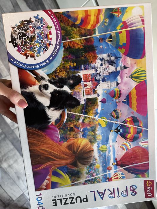 Пазли, собачки, повітряна куля.