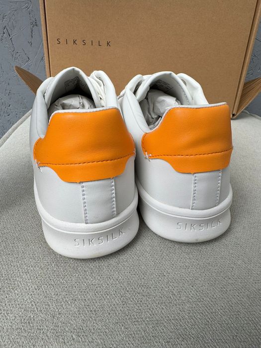 Nowe trampki sneakersy damskie SIKSILK białe pomarańczowe 40 2/3
