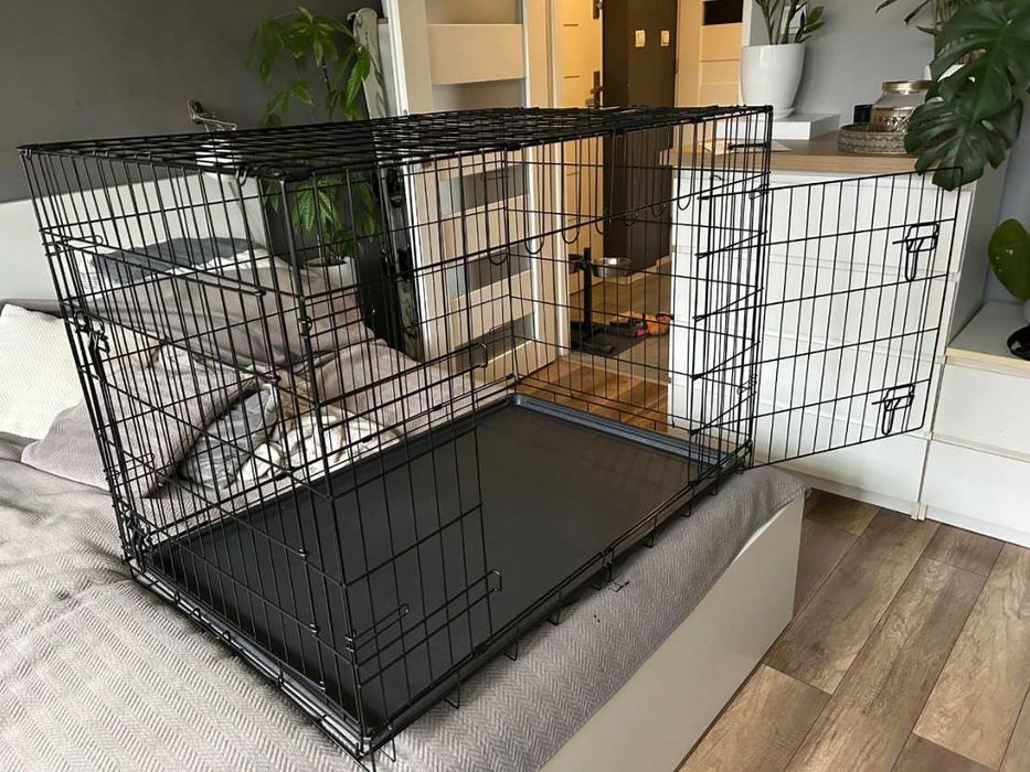 Klatka dla psa metalowa kennelowa PREMIUM zamykana XXL kojec *NOWY*