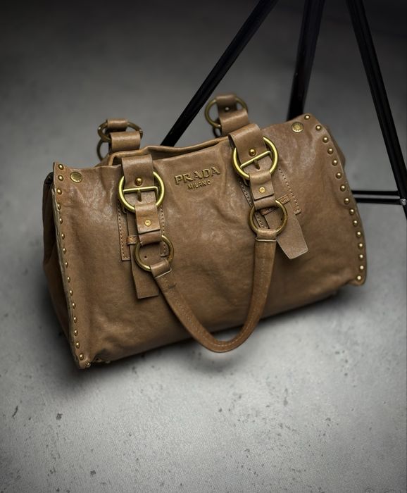 Torebka, torba Prada Nappa Aviator Bag - Brown Totes, Handbags