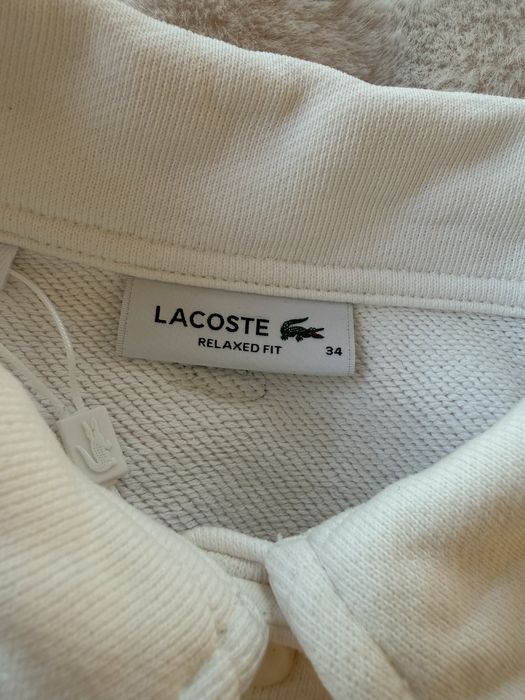 Biała bluza lacoste