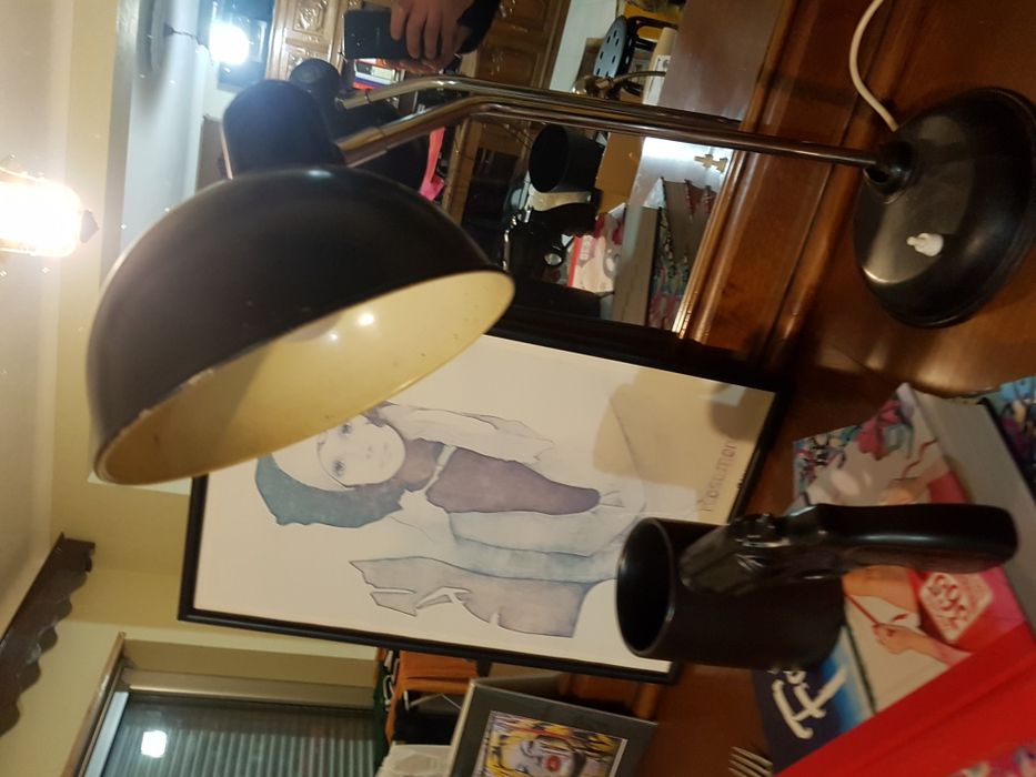 Candeeiro antigo de secretaria