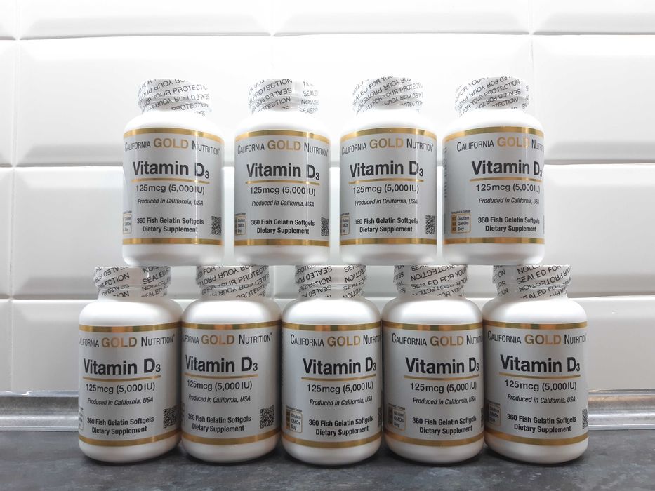 CGN, Vitamin D3 5000 МЕ (90-360 капс.), витамин D3, вітамін D3, D-3