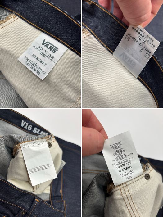 Джинсы штаны Vans V16 Indigo Jeans размер 32/32, M