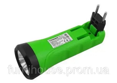 Ручной фонарь аккумуляторный светодиодный с 4 LED диодами компактный T