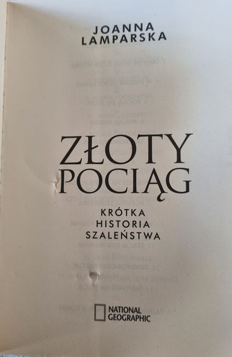 Joanna Lamparska Złoty Pociąg