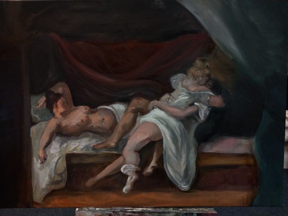 Obraz olejny 100x70 cm