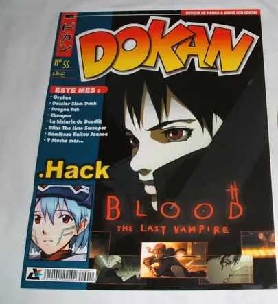 Revista Dokan de mangá e anime #55 blood