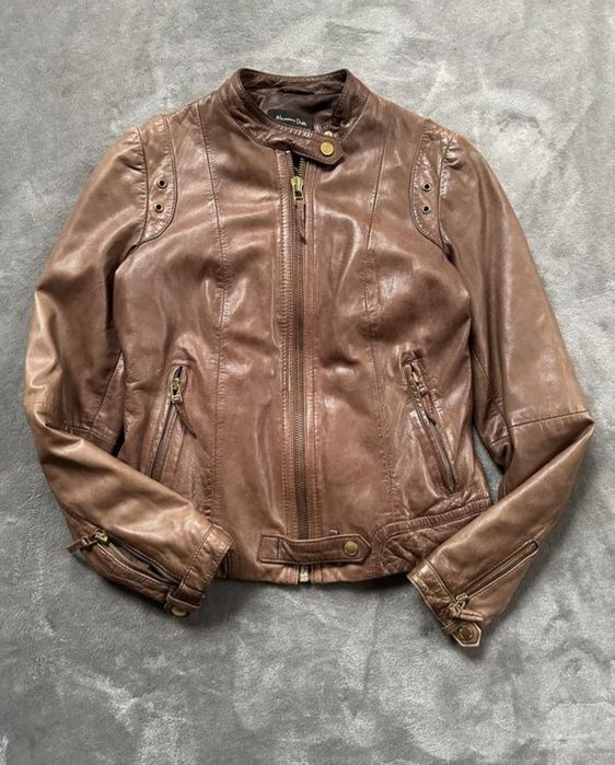 Massimo dutti  шкіряна куртка