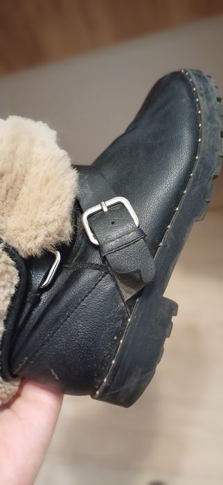 Botki zimą jesień zara kids 35 rozm z miłym futerkiem