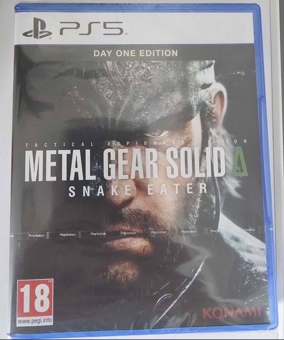 Metal Gear Solid Snake Eater Delta PS5 Novo Selado