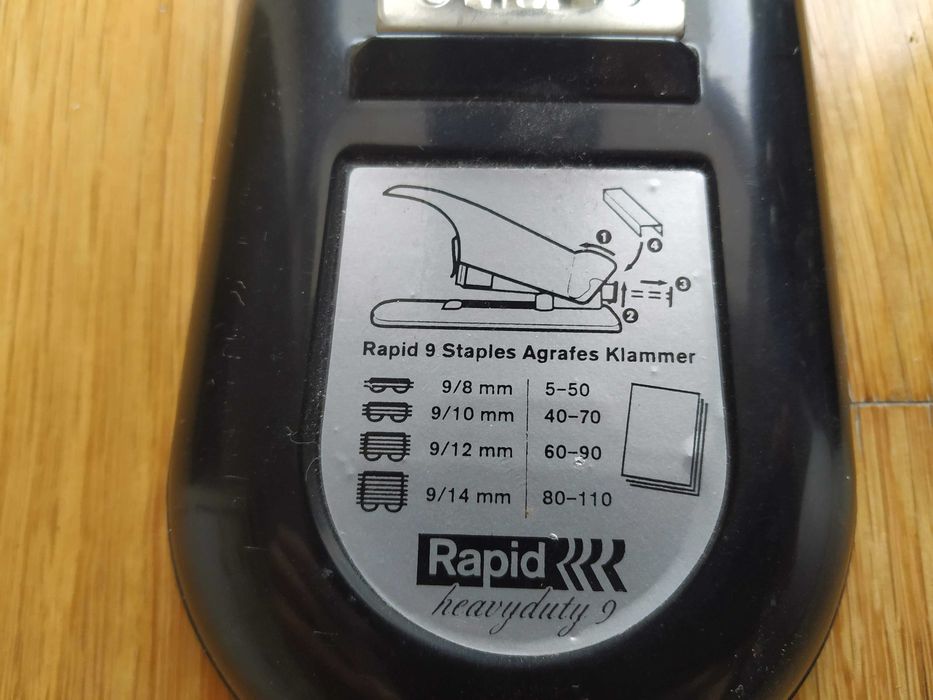 Conjunto profissional Rapid: Agrafador Heavy Duty 9 + Furador HDC65