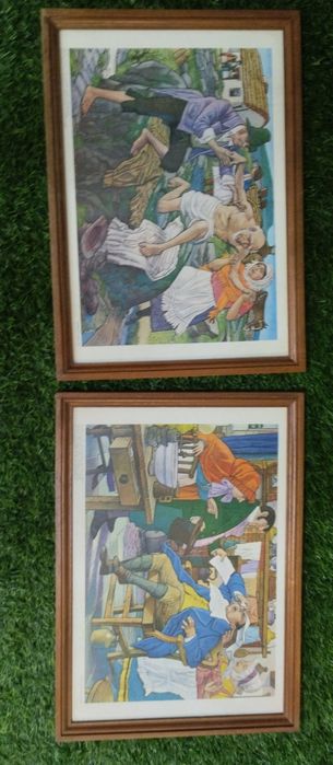 Quadros com gravuras de medicina antiga
