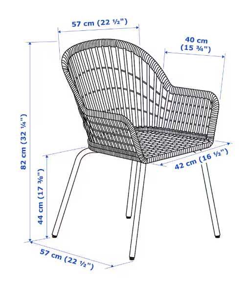 Cadeira em vime NILSOVE (IKEA)