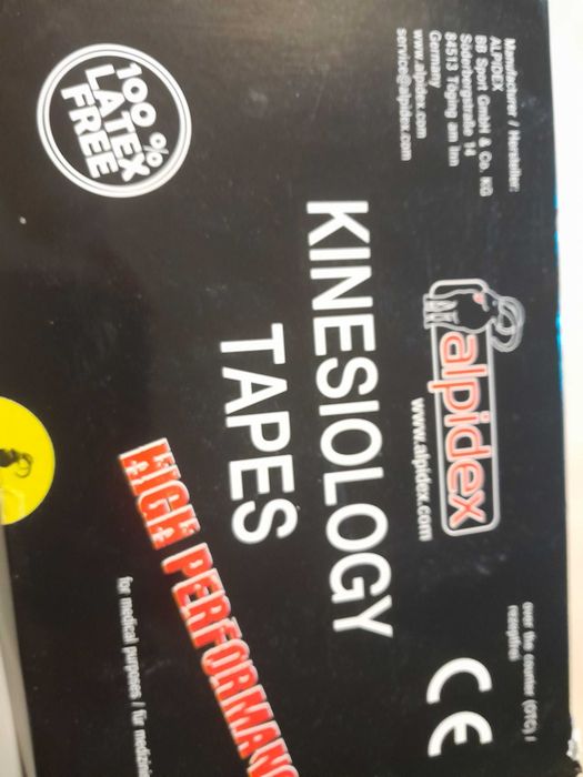Tasmy kinezjologiczne 5cm x 5 m Alpidex 6 szt