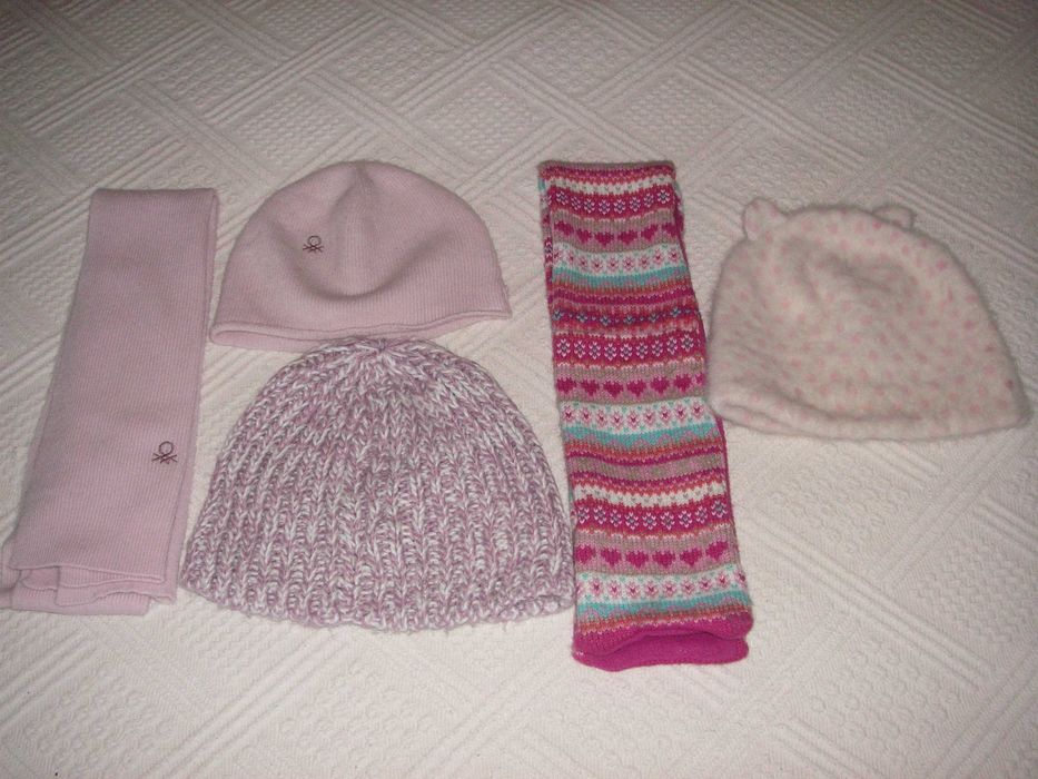 Gorro e Cachecol Benetton, Gorro Zippy e Gorro e Cachecol Malha438210240405186560
