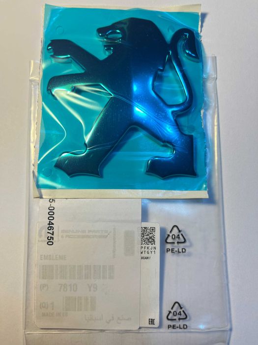 Emblemat Peugeot - Nowy Oryginał OE