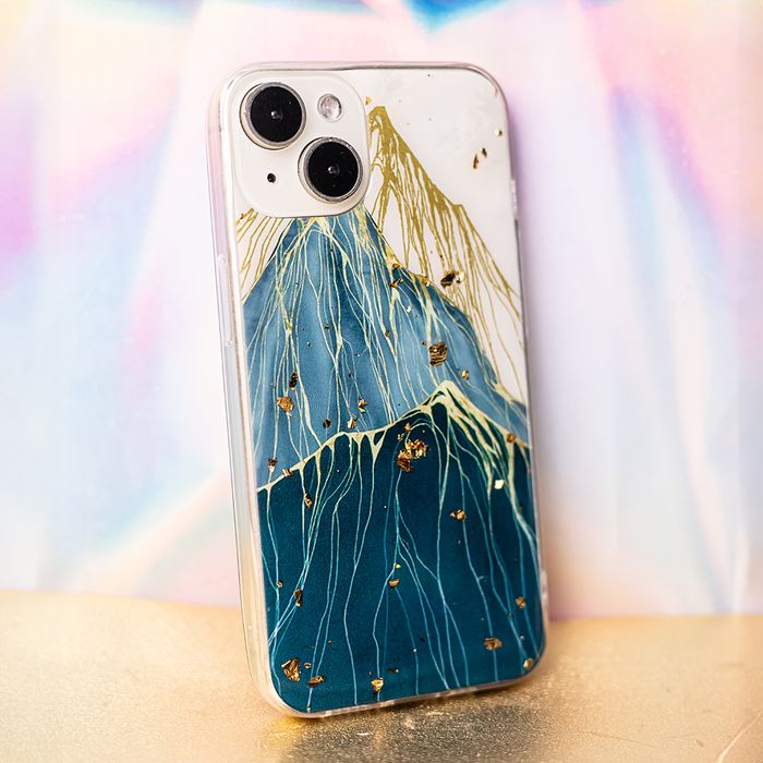 Nakładka Gold Glam do iPhone 15 6,1" mountain