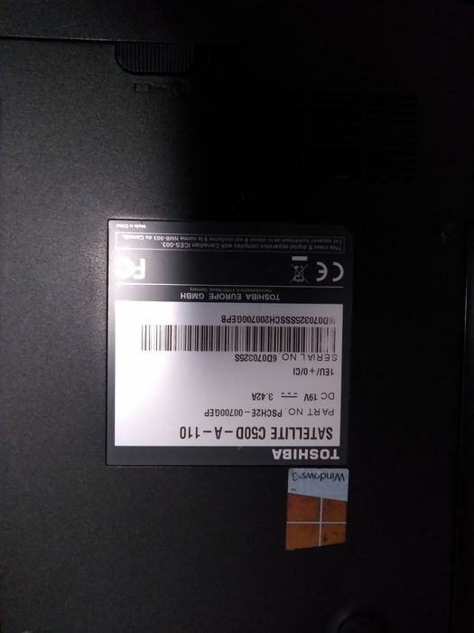 Portátil Toshiba Satellite