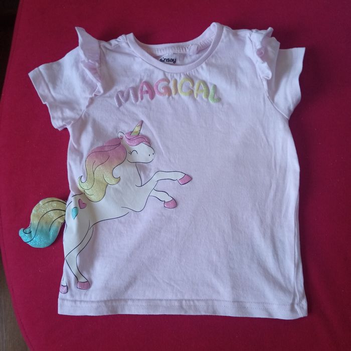 Piękna bawełniana bluzka z jednorożcem