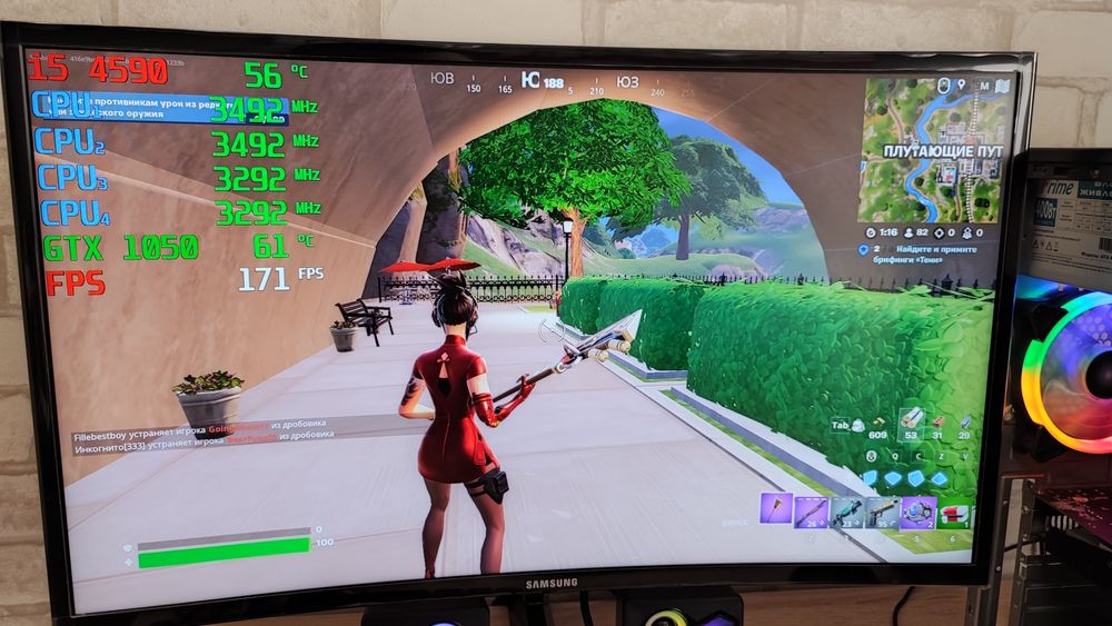 Игровой ПК i5 GTX 1050 CS 2 GTA5 WOT fortnite DoTa2 PUBG