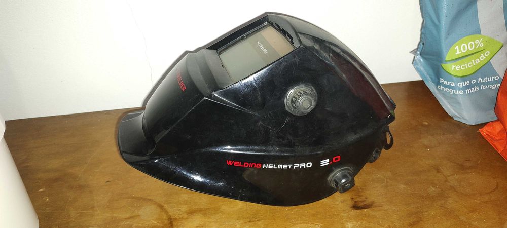 Máscara de solda - usada apenas 2 vezes.