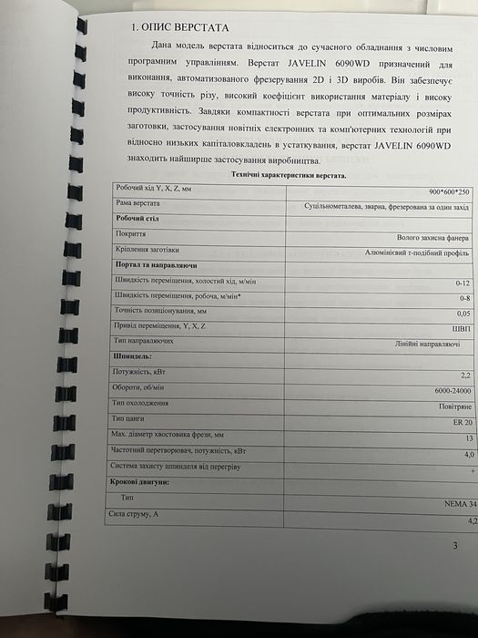 фрезерний верстат з ЧПК (чпу)