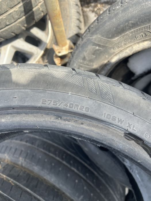 Продам шини р20 проїхали  один сезон