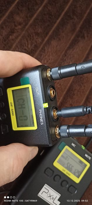 Радіосистема Pixel WM-10(ресівер,2 трансмиттера)