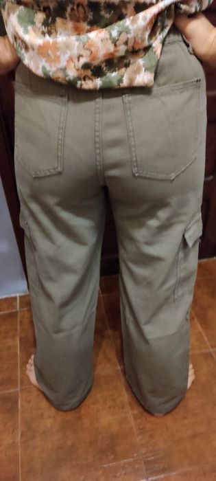 Calça de ganga para mulheres/meninas