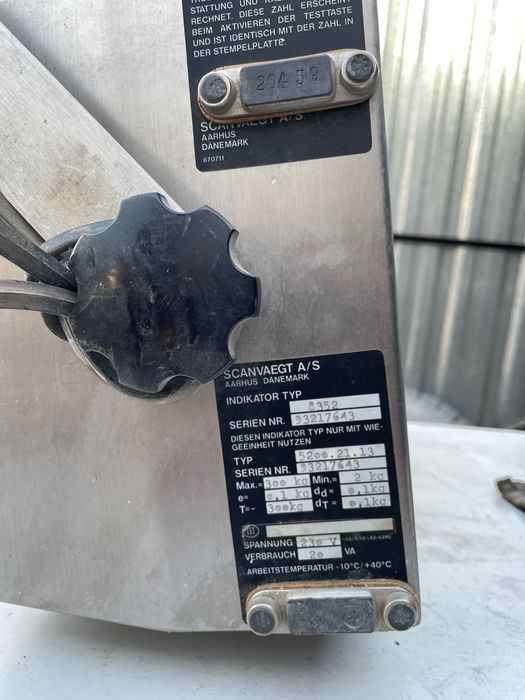 Waga przemysłowa Scanvaegt z wyświetlaczem 8352