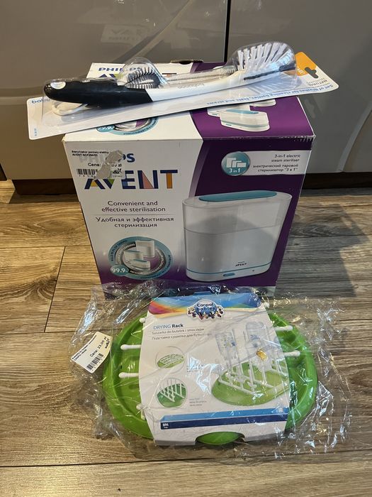 Sterylizator do butelek Philips nowy nie używany suszarka szczotka