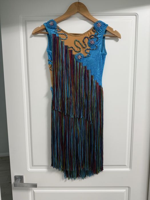 Платье бальные танцы латина/ сукня бальні танці 168 см