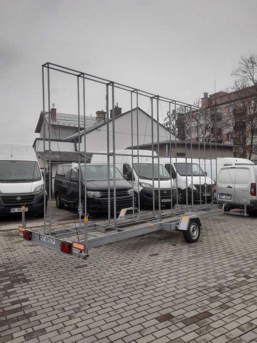 Przyczepa Reklamowa Reklama Fv23% Brutto 6mx3m Zarejestrowana