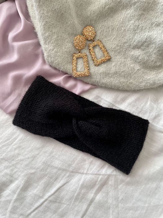 Opaska ręcznie robiona z wełny alpaki