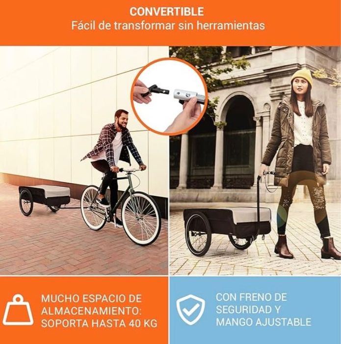 Reboque  de carga para bicicleta