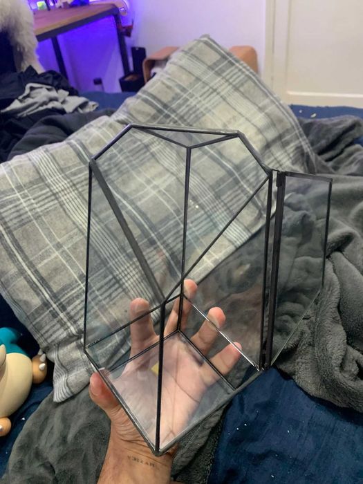 Креативний мікроландшафт в скляному кубі