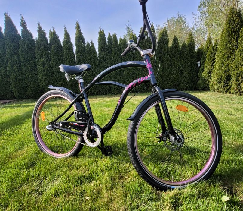 Rower miejski Medano Artist Purple