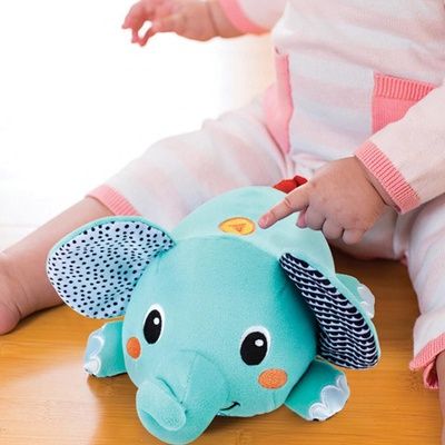 М'яка музична іграшка Infantino Рухливе левеня та кубики Звірятка