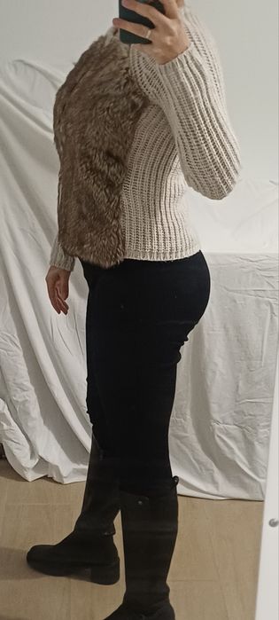 Casaco de pêlo  da berskha - S